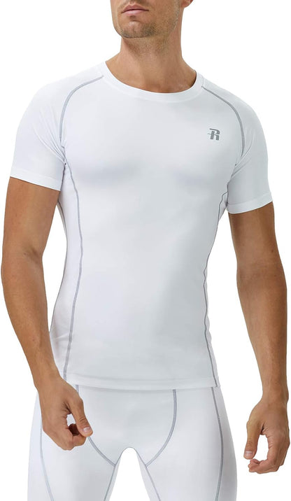 Men'S T-Shirts Short Sleeve Compression Shirts for Men Workout Shirts