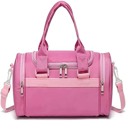 Kids Ballerina Dance Bag for Girls, Duffel Is the Perfect Size for Ballet Class,Dance Recitals,Weekend Overnight, Short Trips,Carry-On Size